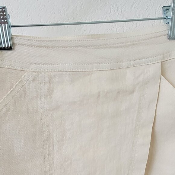 2Bella Denim Skirt With Pockets Ecru Small - Picture 4 of 9